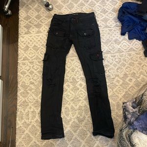 Preme Ripped Denim Cargos